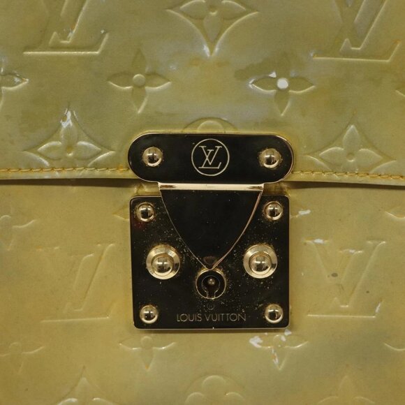 LOUIS VUITTON Monogram Vernis Spring Street Hand Bag Gris M91029 LV Auth MY048 - Picture 13 of 16